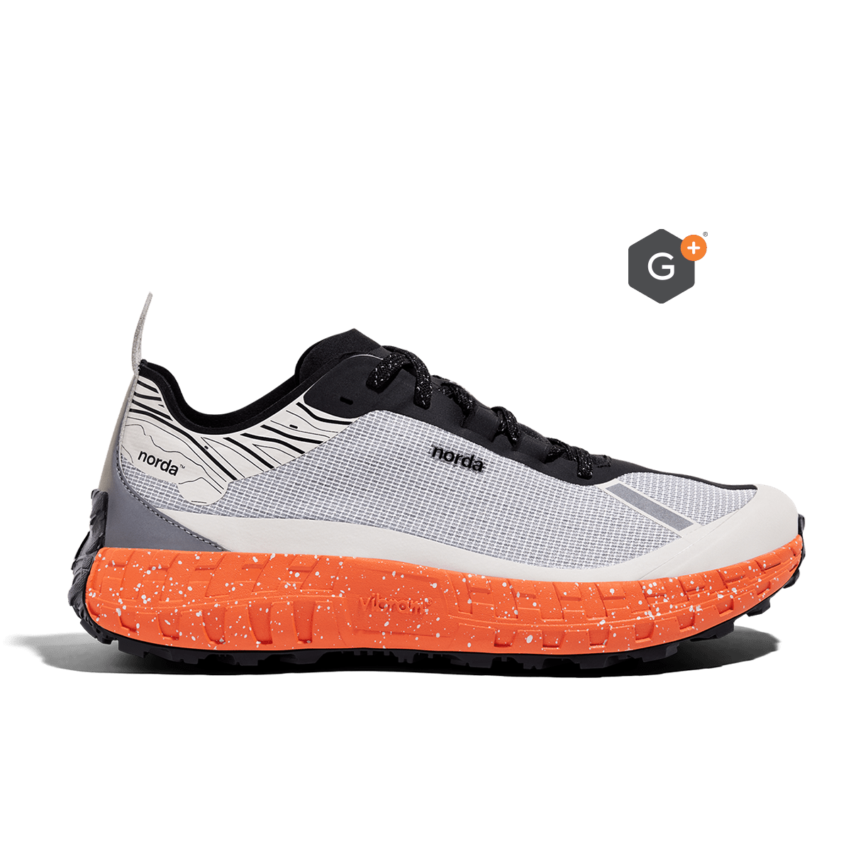 norda 001 G+ Spike — Grey Orange — product view 1
