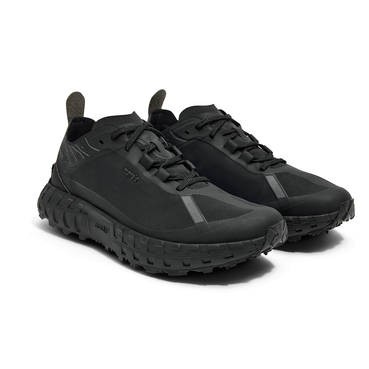norda 001A — Stealth Black trail shoe — product view 5
