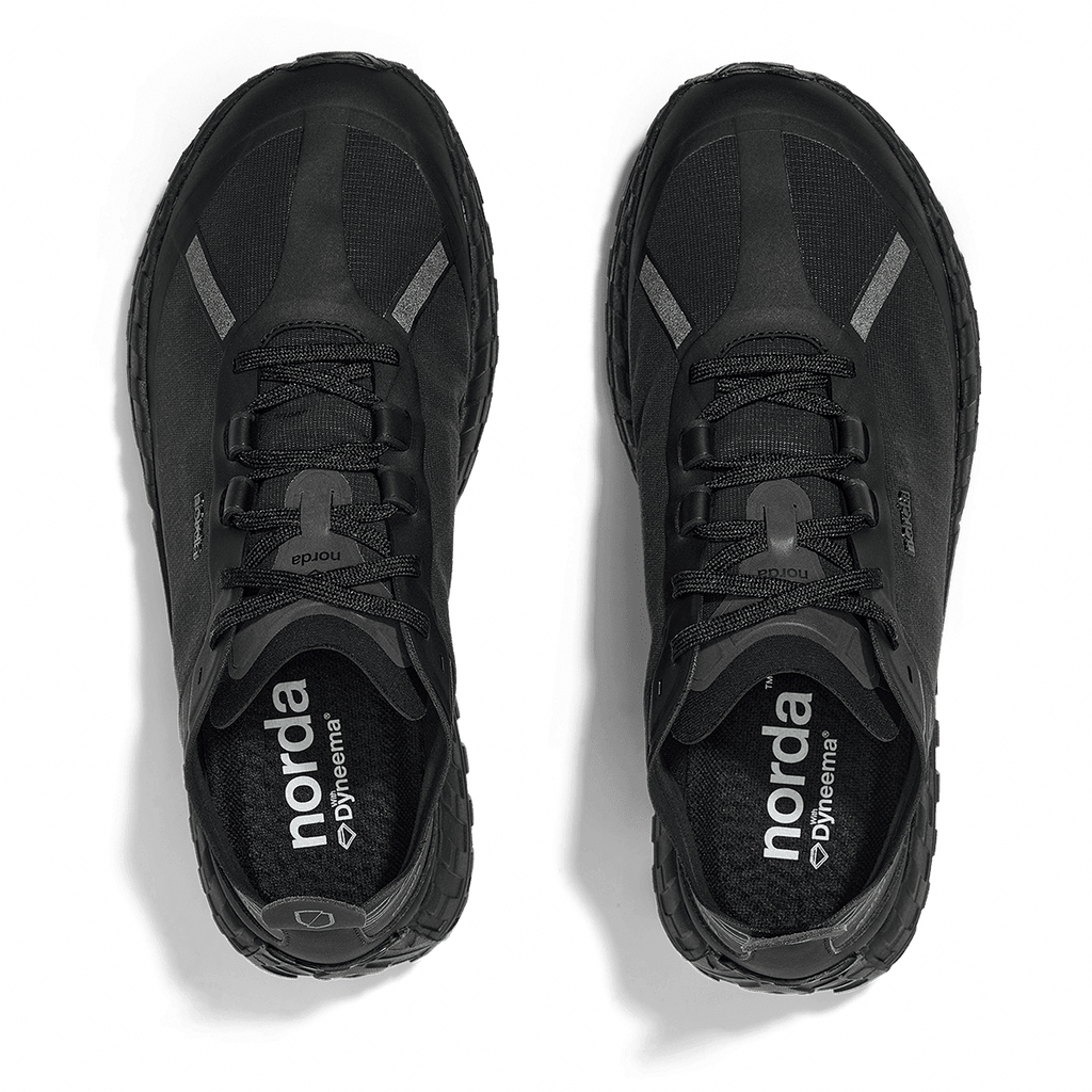 norda 001A — Stealth Black trail shoe — product view 3
