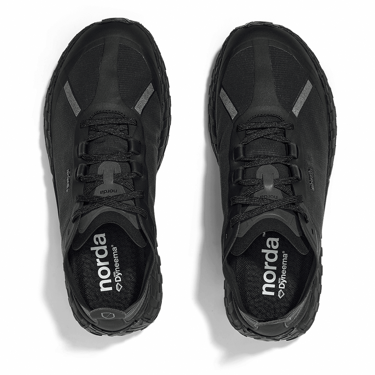 norda 001A — Stealth Black trail shoe — product view 3