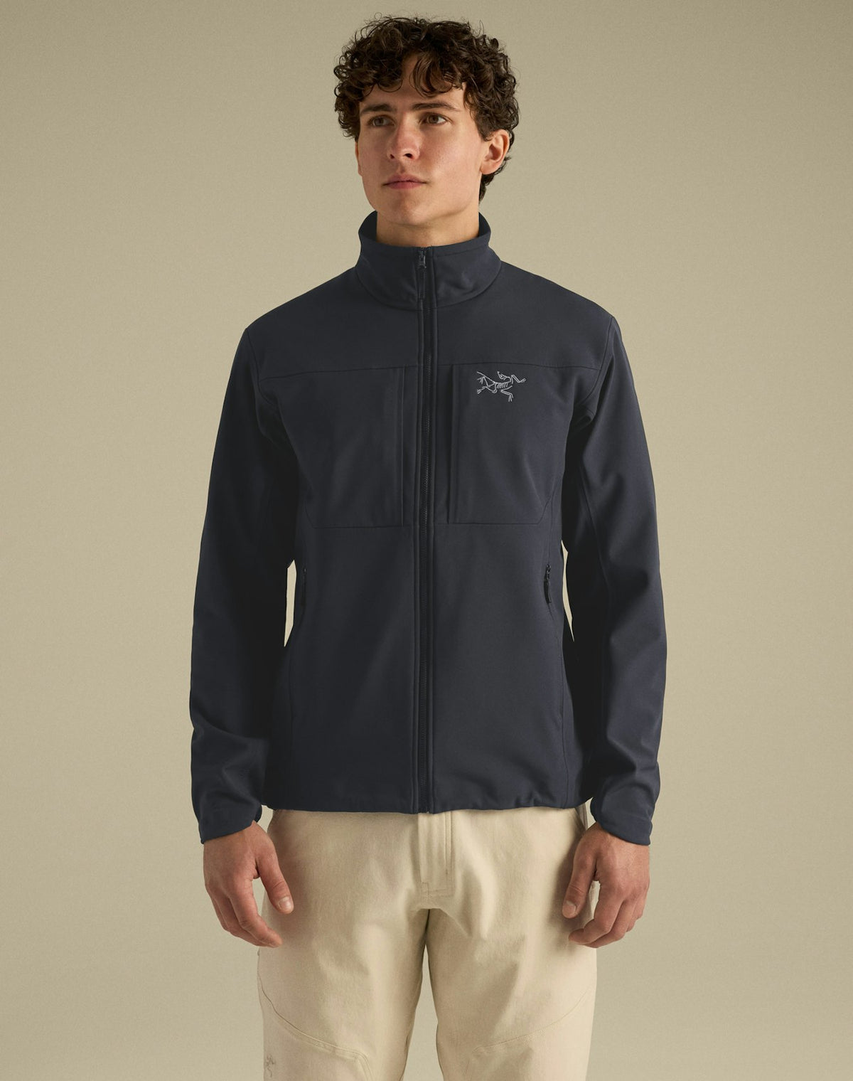 Gamma MX Jacket Men's, Black, front view