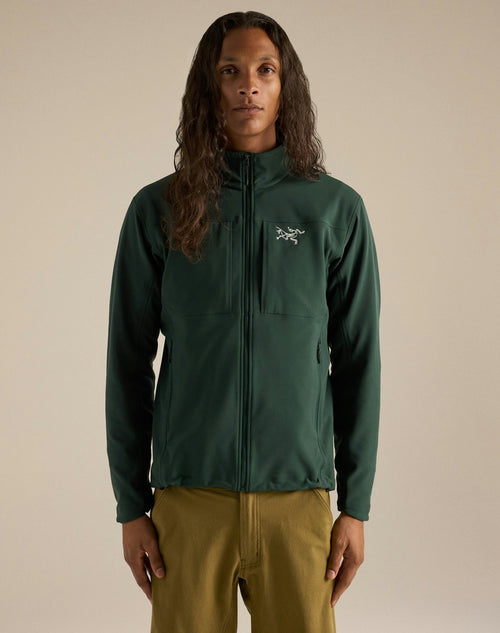 Gamma MX Jacket Men's, Dark Jade, front view