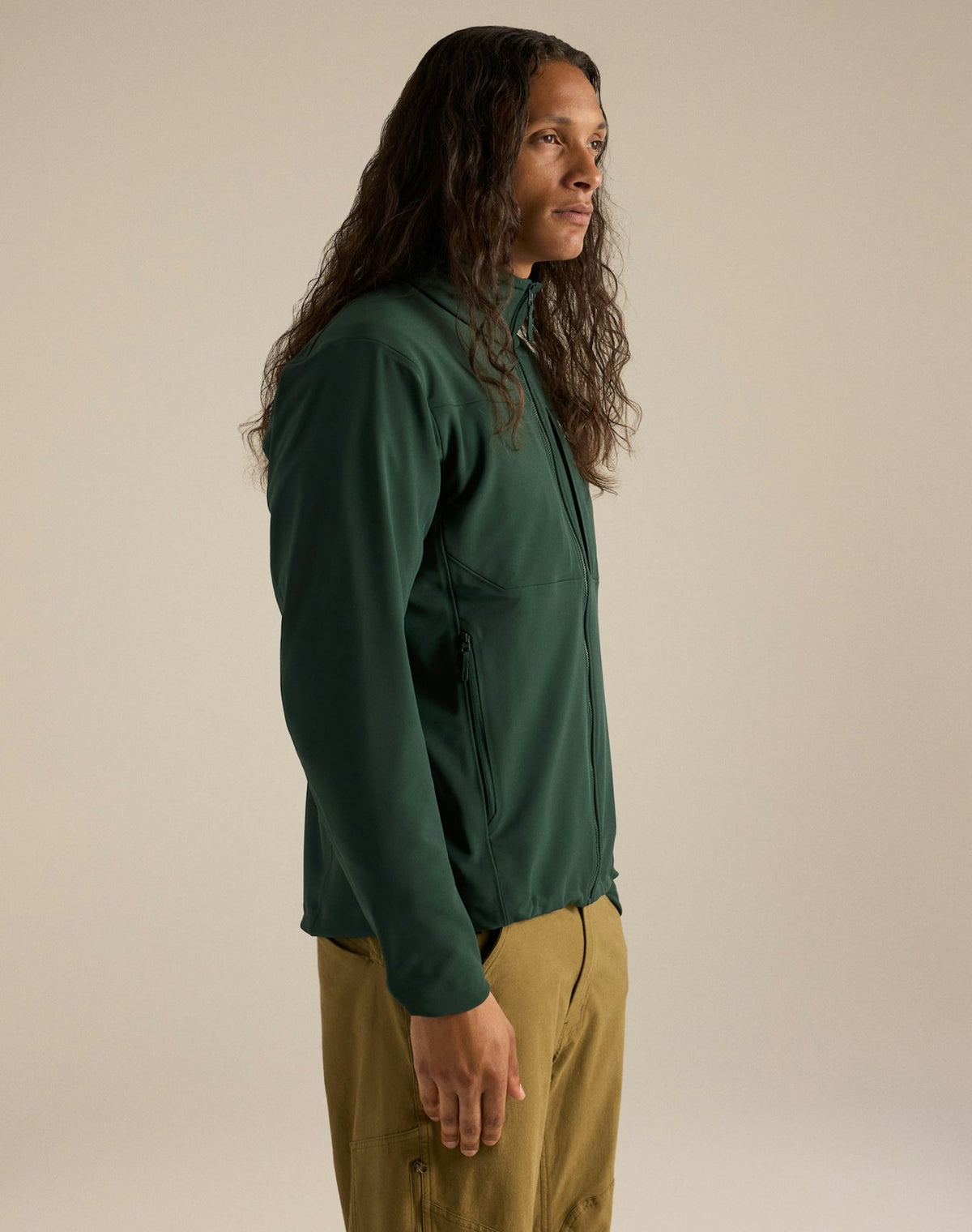 Gamma MX Jacket Men's, Dark Jade, side view