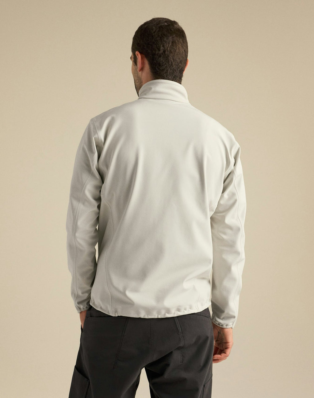 Gamma MX Jacket Men's, Sea Salt, back view