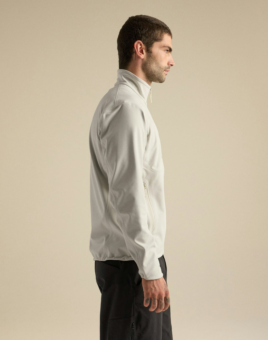 Gamma MX Jacket Men's, Sea Salt, side view