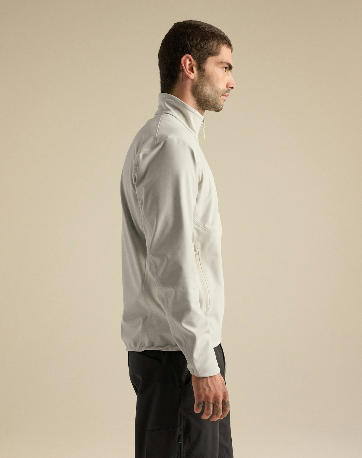 Gamma MX Jacket Men's, Sea Salt, side view