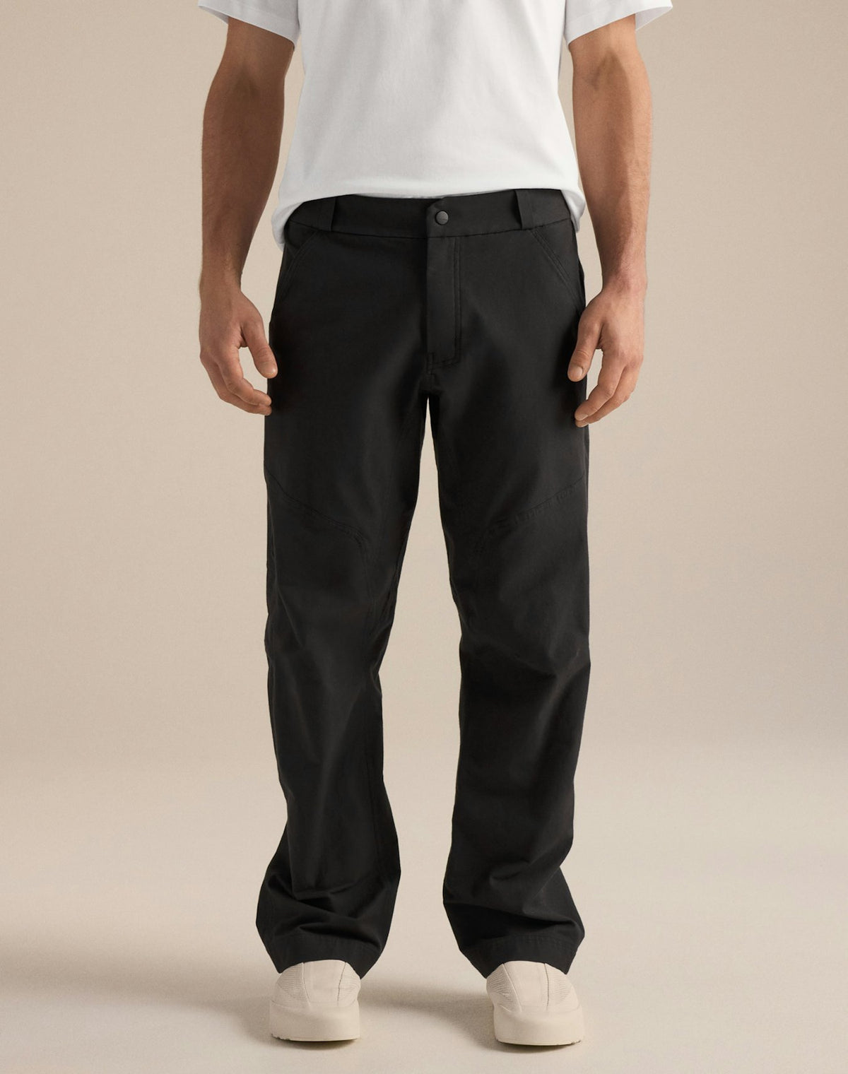 Cronin Cotton Pant Men's, Black, front view
