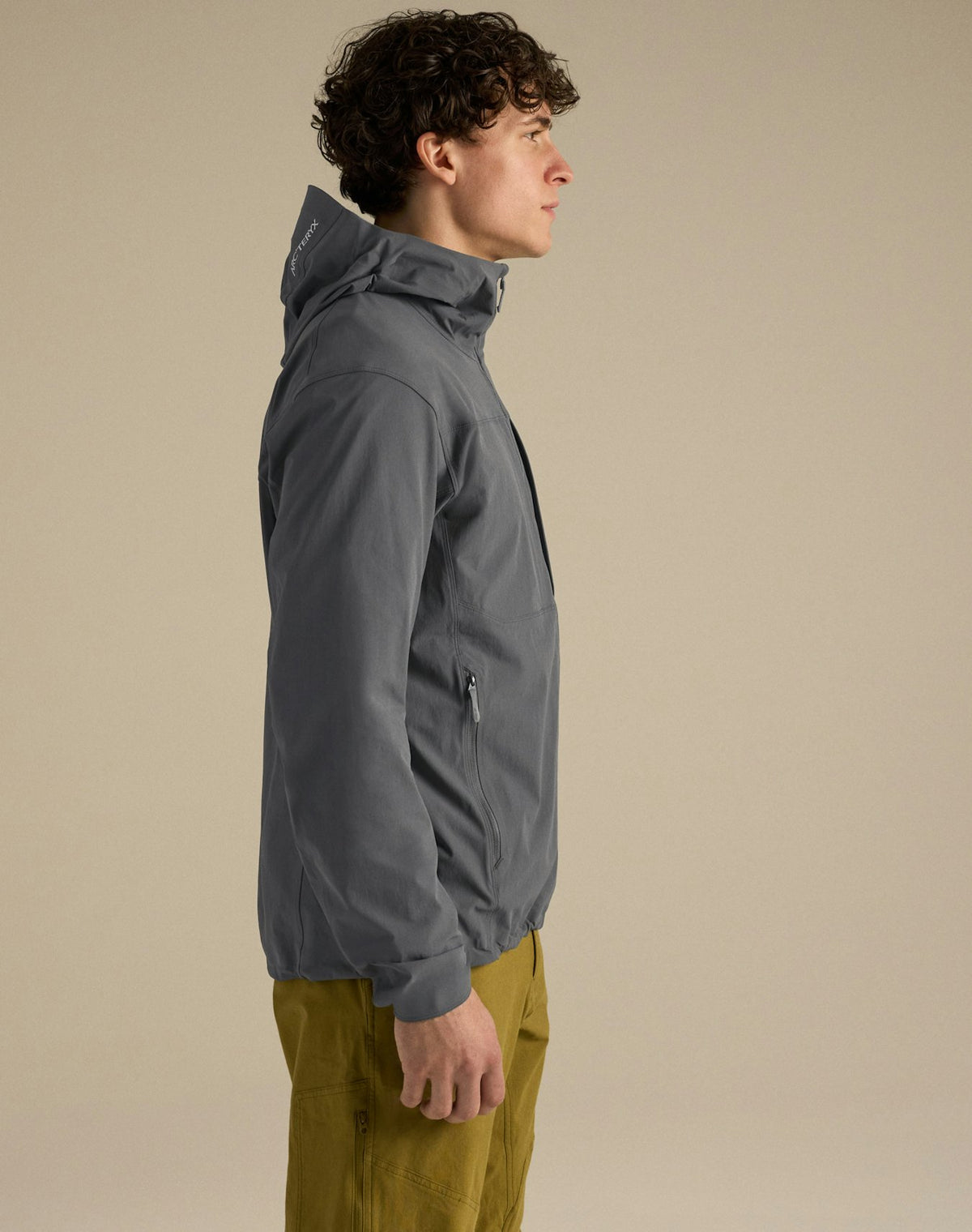 Gamma Hoody Men's, Cloud, side view