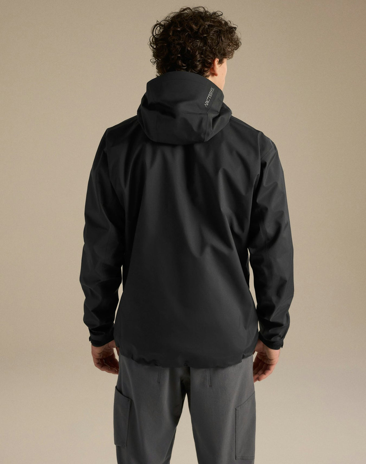 Beta Jacket Men's, Black, back view