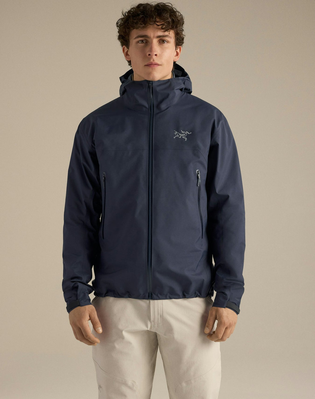 Beta Jacket Men's, Black Sapphire, front view