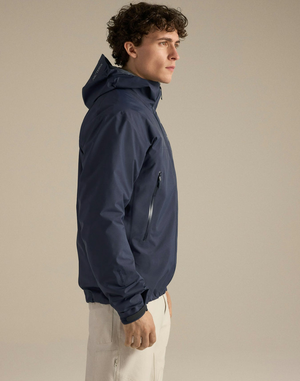 Beta Jacket Men's, Black Sapphire, side view