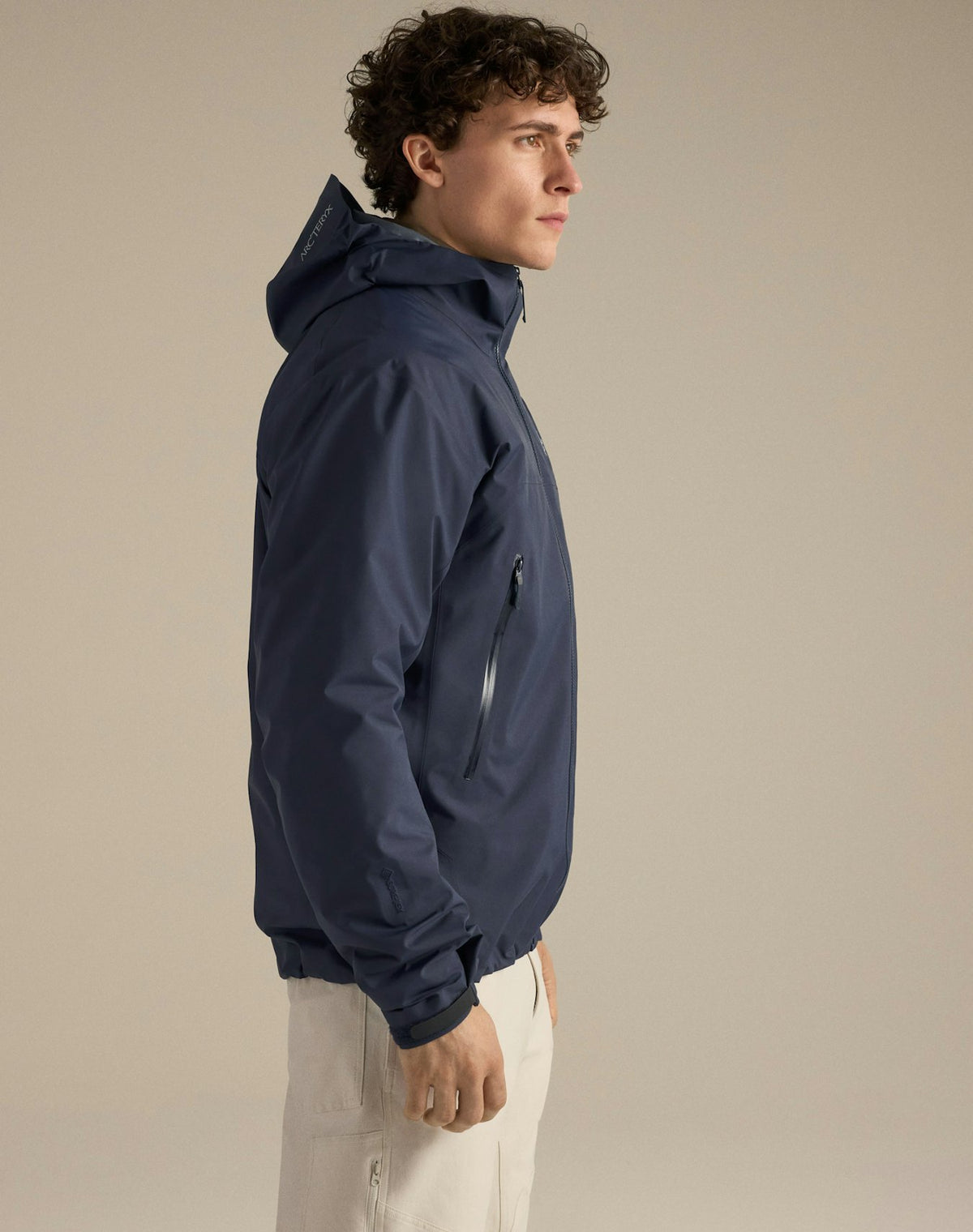 Beta Jacket Men's, Black Sapphire, side view