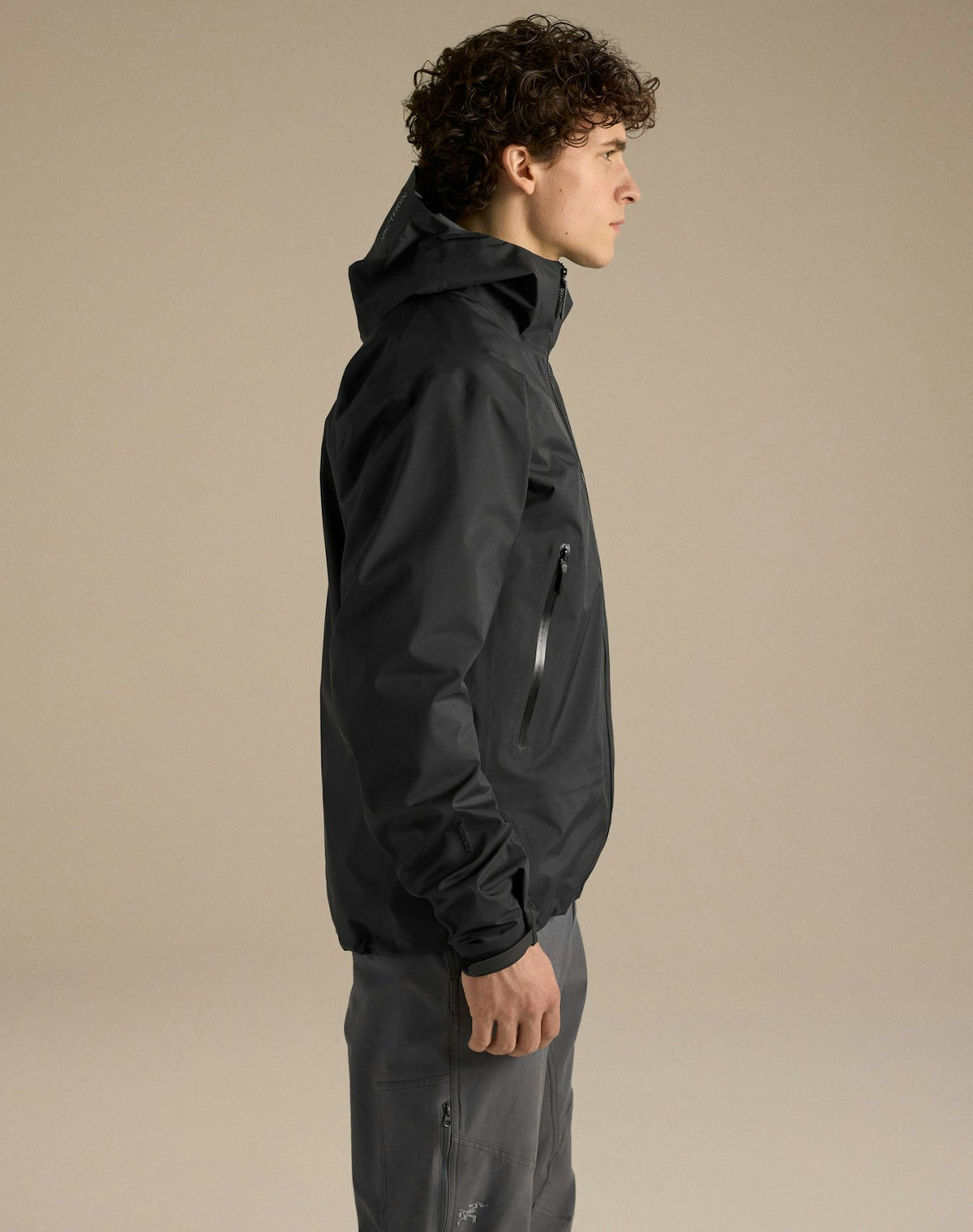 Beta Jacket Men's, Black, side view
