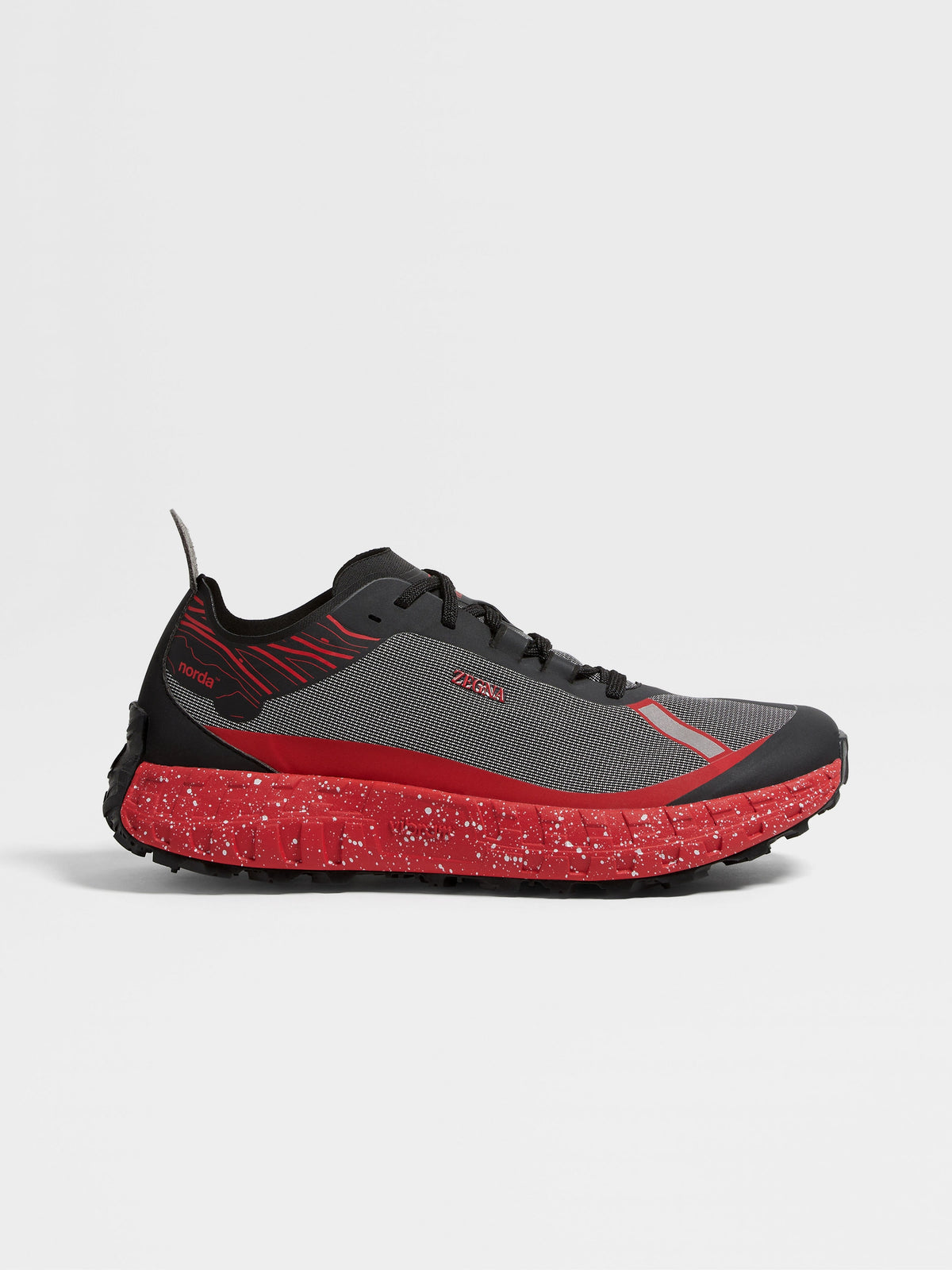 ZEGNA × norda 001 — Black / Red — product view 1