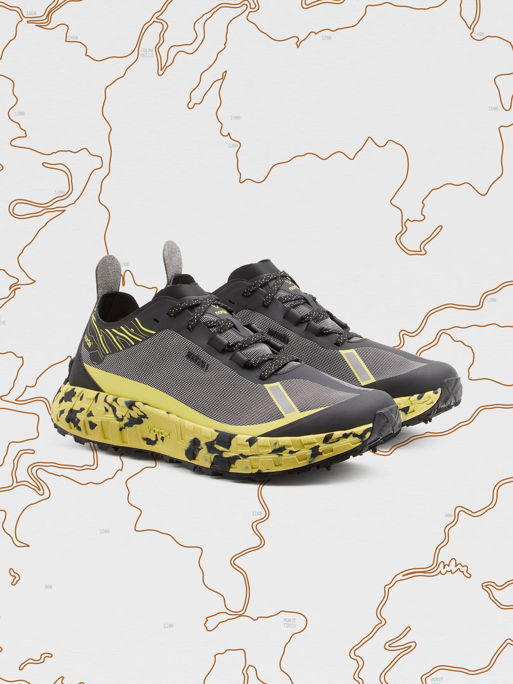 ZEGNA × norda 001 — Black / Yellow — product view 3
