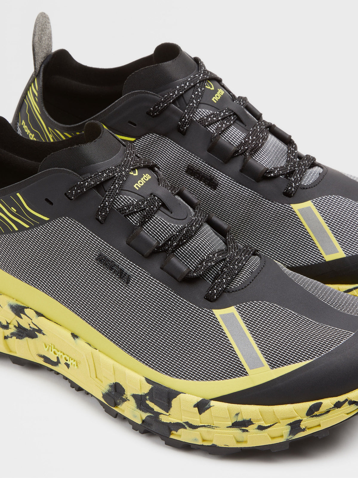 ZEGNA × norda 001 — Black / Yellow — product view 4