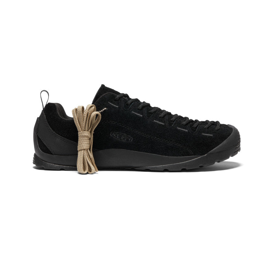 KEEN Jasper men's sneaker in Hairy Black/Black - product view 3