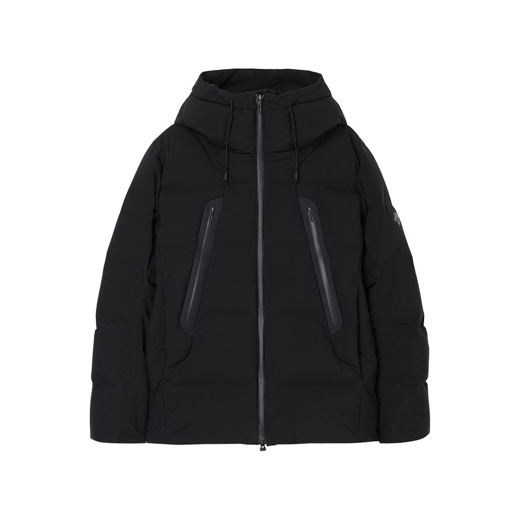 DESCENTE ALLTERRAIN Mizusawa Down Mountaineer in Black front view