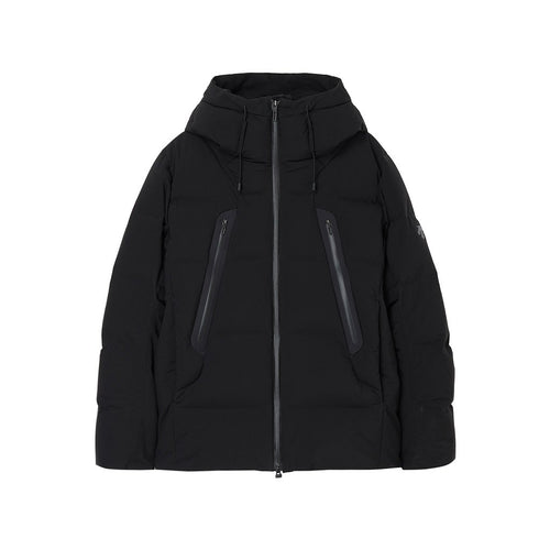 DESCENTE ALLTERRAIN Mizusawa Down Mountaineer in Black front view